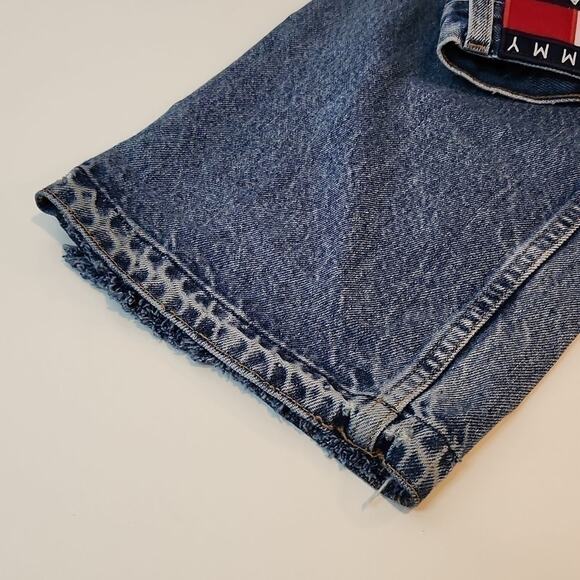 Vintage Tommy Hilfiger Y2K Denim Jeans Medium Wash Large Logo Men's Sz 40/32 - Picture 16 of 16